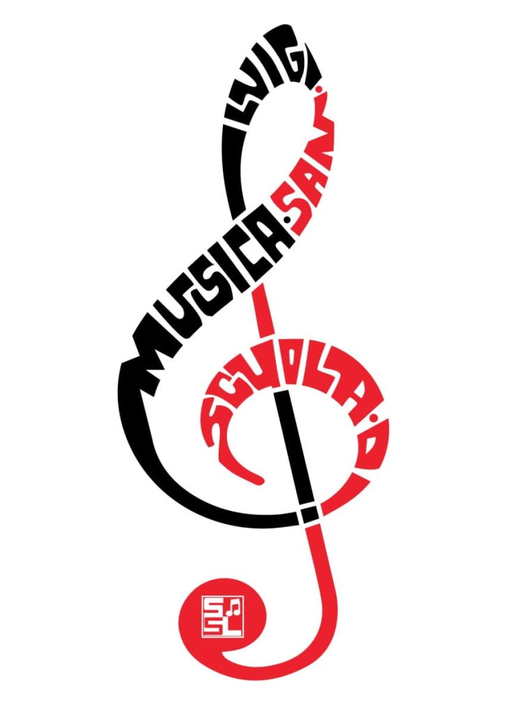 logo scuola di musica san luigi garbagnate