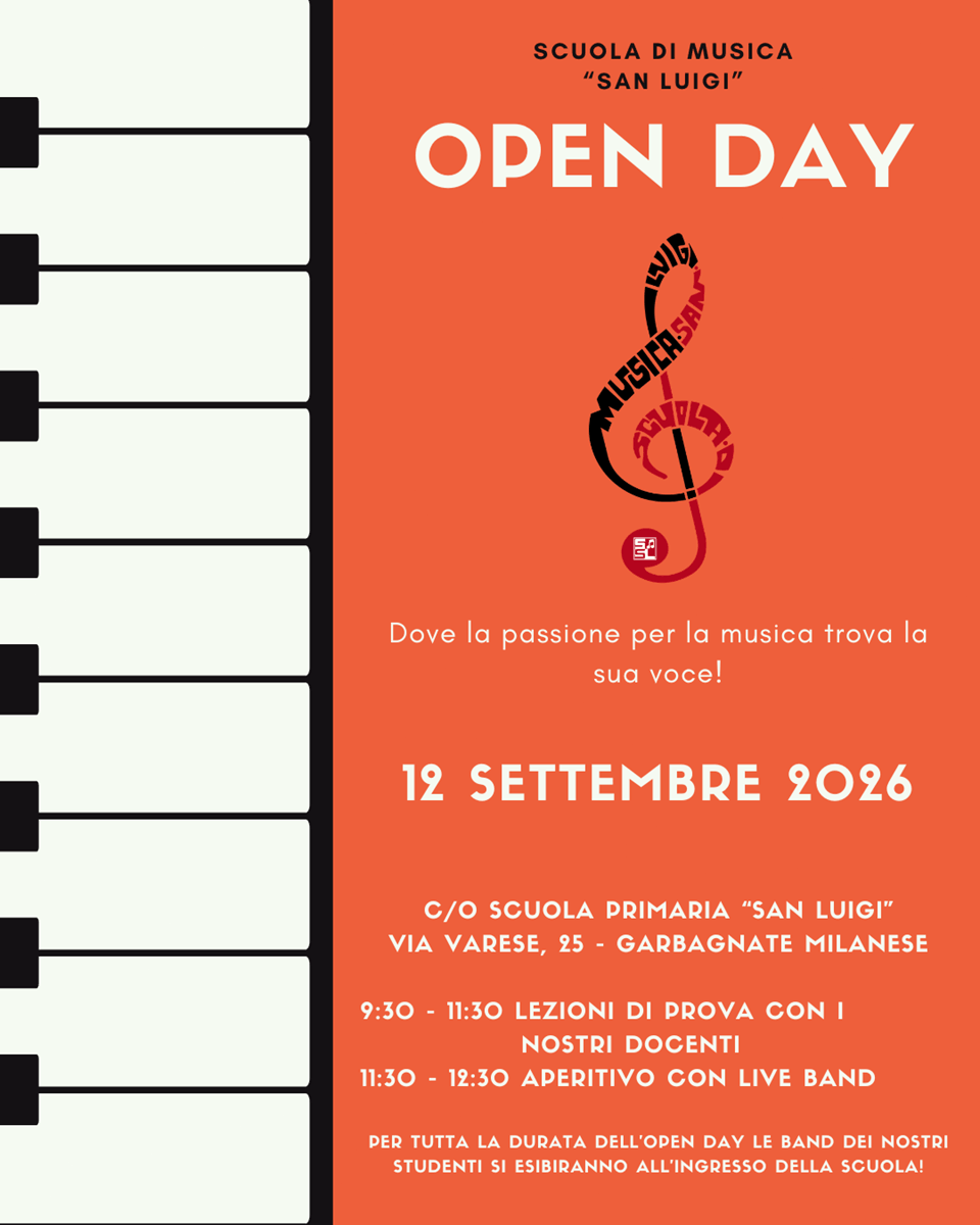 OPEN DAY scuola di musica san luigi garbagnate 12_09