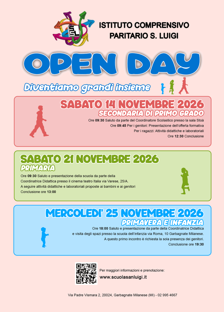 Volantino open day 2026